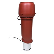 Кровельный вентилятор Еco 220 Р160700 с шумопоглотителем Vilpe (Вилпе) Красный 1 шт