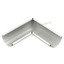 Угол желоба внутренний МЕТАЛЛ ПРОФИЛЬ Foramina PUR 150/100 RAL 9010, белый