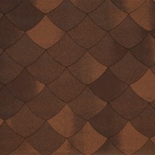 Гибкая черепица Tegola PREMIUM Versaille Quarzo marrone 120