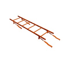 Комплект лестница кровельная Borge (Борге) 1,8 м терракотовый (ral 8004) для натуральной черепицы