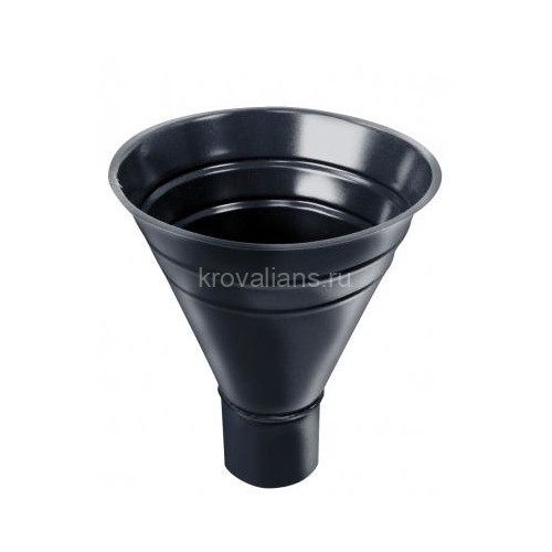 GL 90/125 Воронка водосборная RAL 7024 серый