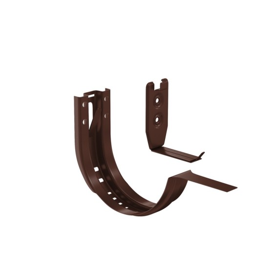 AS PUrus 150/100 Крюк желоба короткий регулируемый с компл. крепления , RAL 8017