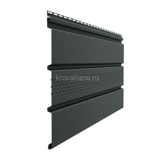 Docke Софит PREMIUM Т4 Комбинированный 3,05х0,305 (Графит), 16шт/уп