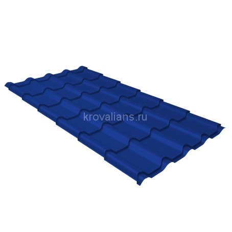 Металлочерепица Grand Line (Гранд Лайн) камея 0,45 PE RAL 5002 /1 кв.м./