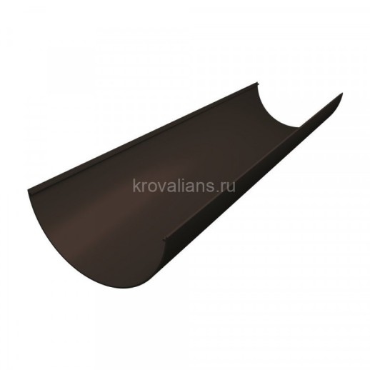 GL Standart 120/87 Желоб ПВХ Grand Line 3м коричневый (RR 32) (10 шт./уп.)