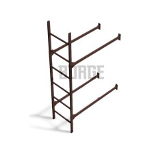 Лестница фасадная комплект нижняя секция Borge (Борге) 1,8 м (ral 8017)