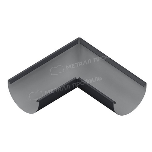 Угол желоба МЕТАЛЛ ПРОФИЛЬ ПРОЕКТ D185 Ral 7024