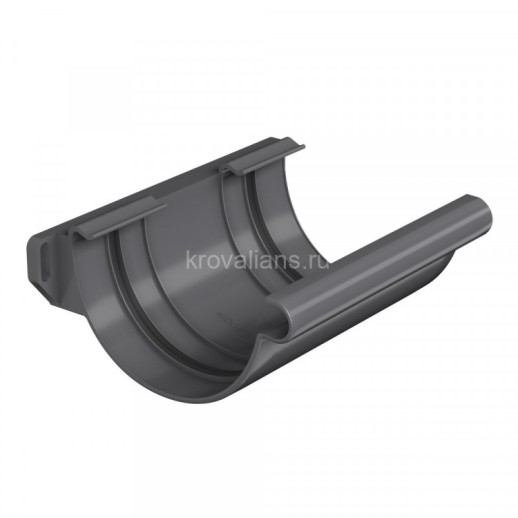 ТехноНИКОЛЬ МАКСИ Соединитель желоба, графитно-серый