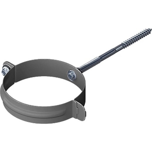 ЭЛИТ Хомут трубы металлический, графит