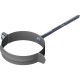 ЭЛИТ Хомут трубы металлический, графит
