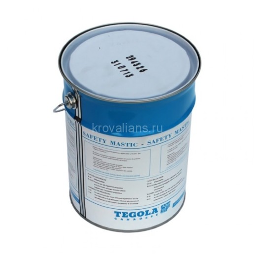 Мастика битумная Tegola (Тегола) Сейфити Мастик /Ведро 5кг/