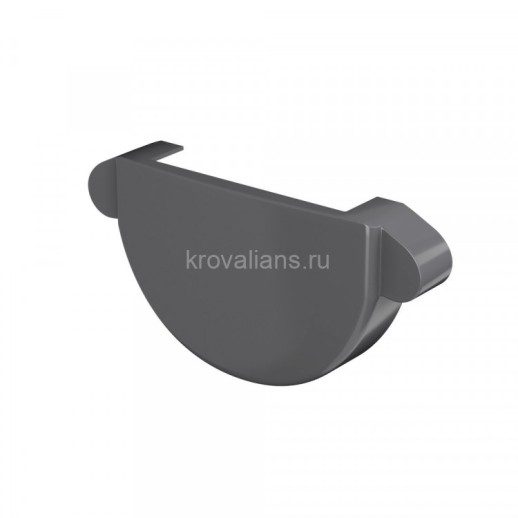 ТехноНИКОЛЬ МАКСИ Заглушка желоба, графитно-серый