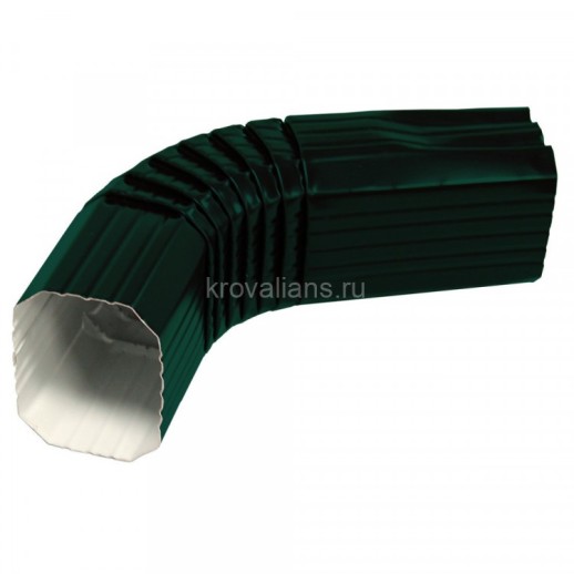 Vortex 127/102 Колено прямоугольное PE RAL 6005 зеленый мох