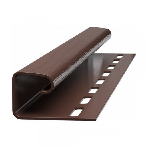 ТН ОПТИМА, J профиль, каштан, 3м 40шт/упак