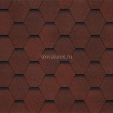 Гибкая черепица Tegola Garda Rosso 409 2.86м2 56шт/пал