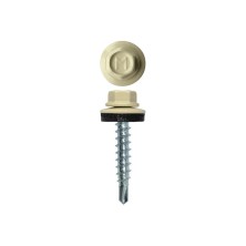 Саморез кровельный Daxmer 4,8х29 RAL 1015 (250) сверло №1