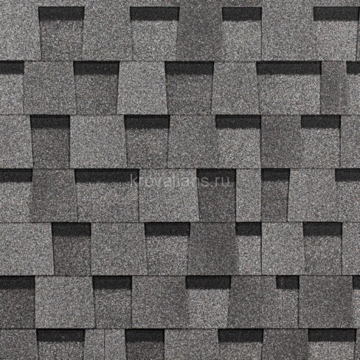 Ламинированная черепица Docke Pie (Деке Пай) STANDARD SALAMANDER (Серый) /1 кв.м/