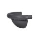 AS PU MATT 125/90 Заглушка  желоба полукруглая, 17 шт/уп., RR-23 Matt