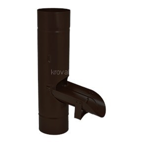 AS PU MATT 150/100 Водосборник, 15 шт/уп., RAL 8017 Matt