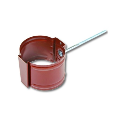 Держатель трубы Металл Профиль Престиж 125/100 (кирпич) ral 3005  1 шт