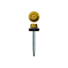 Саморез кровельный Daxmer 4,8х29 RAL 1018 (250) сверло №1