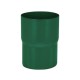 Соединитель трубы AquaSystem (Аквасистем) Pu 125/90 ral 6005 1 шт