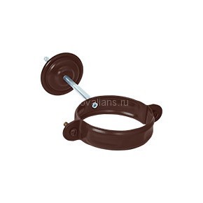 AS PU MATT 150/100 Хомут трубы с комплектом крепления RAL 8017 Matt