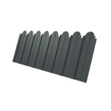 Профнастил C10B фигурный 0,45 PE RAL 7005 мышино-серый