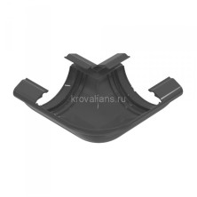 ТехноНИКОЛЬ МАКСИ Угол желоба 90, графитно-серый