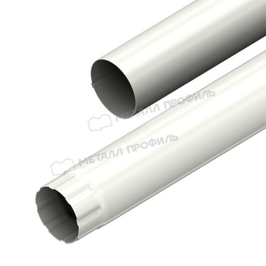 Труба водосточная МЕТАЛЛ ПРОФИЛЬ GRANDSYSTEM D90х2000 Ral 9010