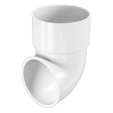 GL Rohrfit 120/80 Сливное колено, белый RAL 9003