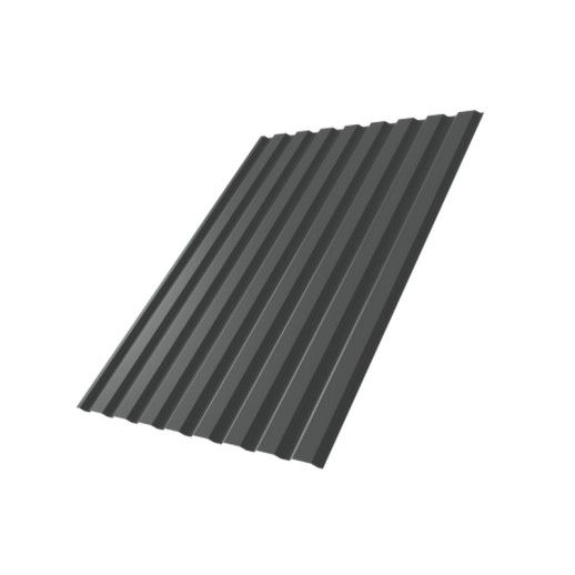 Профнастил С20В 0,5 Satin RAL 7016 антрацитово-серый
