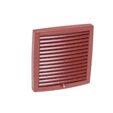 Наружная вентиляционная решетка 150х150 Vilpe (Вилпе) Красный 1 шт