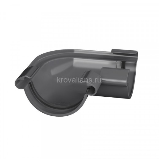 ТехноНИКОЛЬ МАКСИ Угол желоба 135, графитно-серый