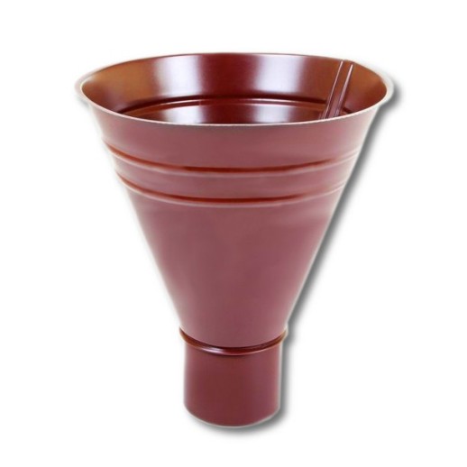 Воронка водосборная Металл Профиль Престиж 125/100 D300/100 ral 3005 1 шт