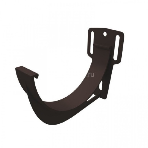 GL Standart 120/87 Кронштейн желоба ПВХ Grand Line коричневый (RR 32) (100 шт./уп.)