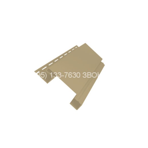 Наборная планка (наличник) для составного угла GL Я-Фасад 3м, Карамельный