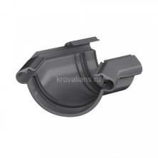 ТехноНИКОЛЬ МАКСИ Угол желоба специальный, графитно-серый