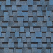 Ламинированная черепица Docke PIE LUX DRAGON Голубика 2,38м2/уп /цена указана за 1 кв.м/