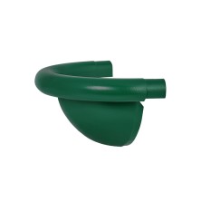 Заглушка универсальная полукруглая AquaSystem (Аквасистем) Pu 150/100 ral 6005 1 шт