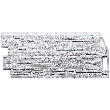 Скала Фасадная панель FineBer (Файнбер) Мелованный Белый 1 шт