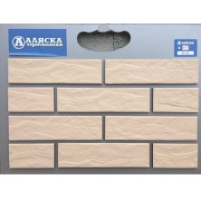 Термопанель АЛЯСКА Krem rustik (1,140х0,596х60мм) 0,65м2 60шт/палл