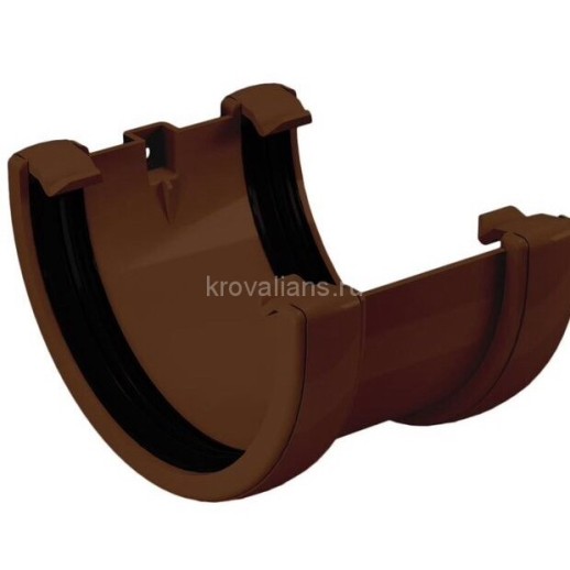 GL Rohrfit 120/80 Соединитель желоба, коричневый RAL 8017
