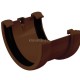 GL Rohrfit 120/80 Соединитель желоба, коричневый RAL 8017