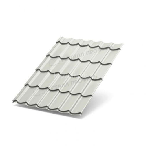 Металлочерепица МеталлПрофиль Ламонтерра-X NormanMP (Полиэстер-01-9002-0.5) /1 кв.м./