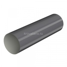 ТехноНИКОЛЬ МАКСИ Труба водосточная 1м, графитно-серый