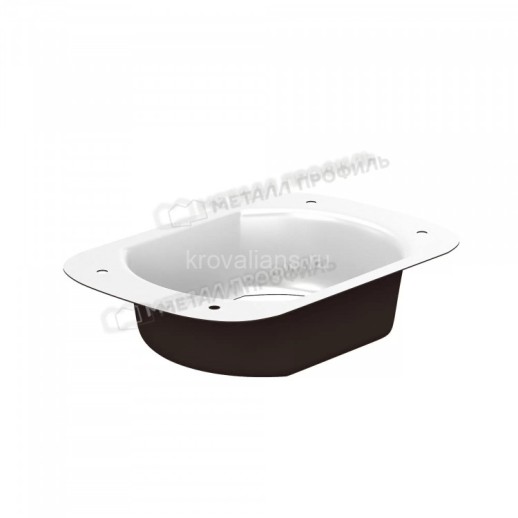 Металл Профиль Бюджет Воронка выпускная 76х102 (8017) /1 шт/