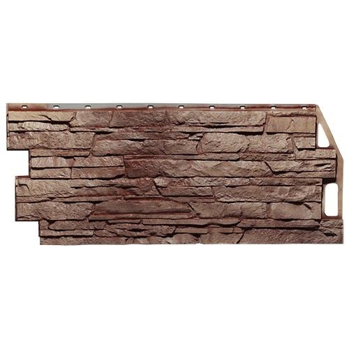 FineBer Фасадная панель Скала Желто-коричневый 1094х460мм, 10шт/уп