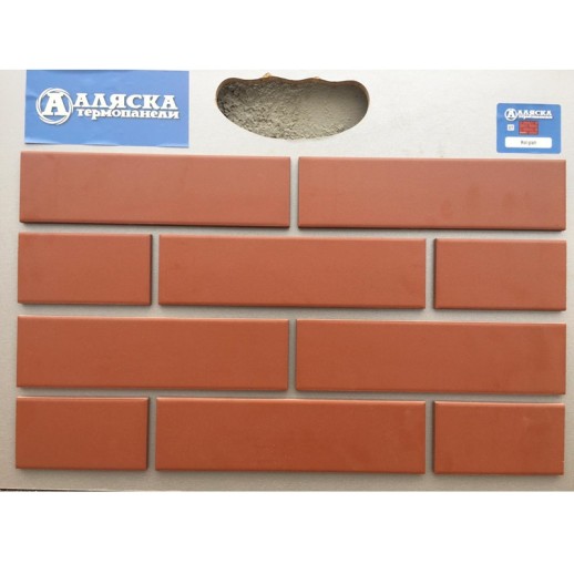 Термопанель АЛЯСКА Rot glatt (1,140х0,596х60мм) 0,65м2 60шт/палл