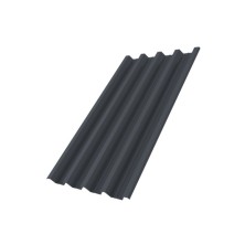 Профнастил H60R 0,7 PE RAL 7024 мокрый асфальт